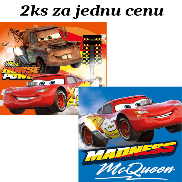 2Ks Froté Uterák Cars - Blesk McQueen 02 30x30 cm