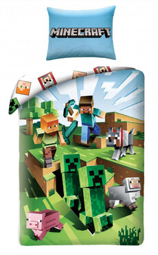 Detské obliečky Minecraft 03 140x200 70x90 cm