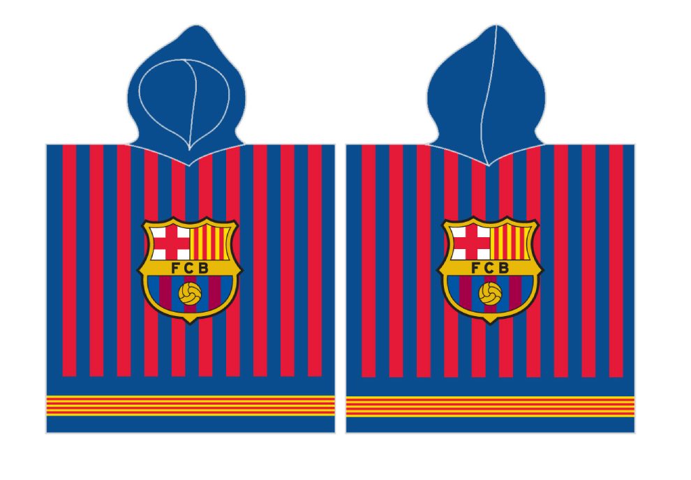 Detské pončo FC Barcelona 01 60x120 cm