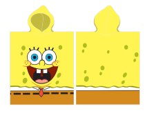 Detské pončo Sponge Bob 01 50x110 cm