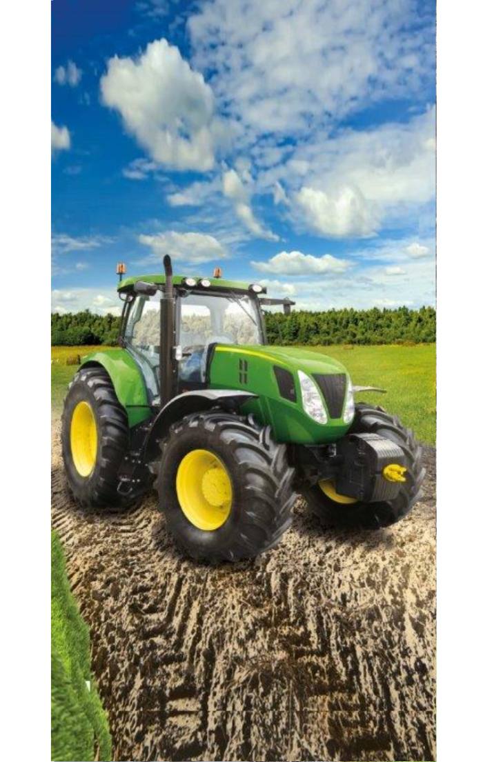 Froté osuška s traktorom 05 70x140