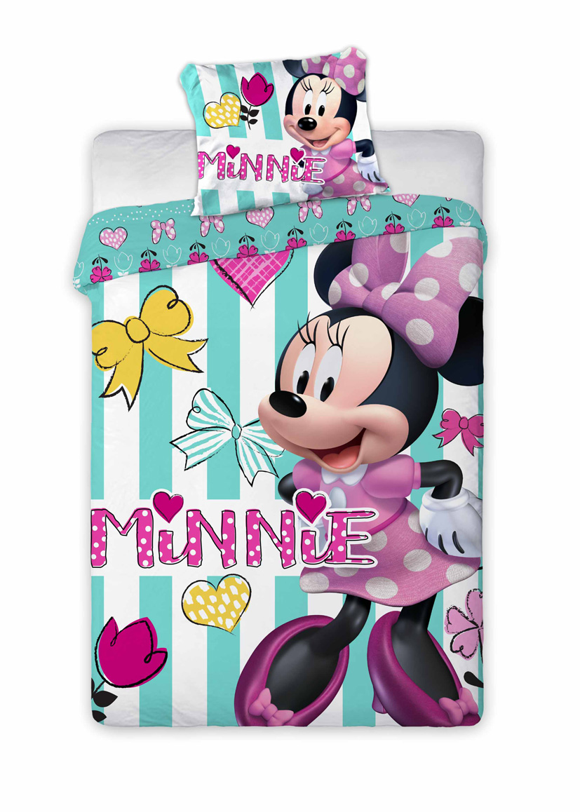 Obliečky do postieľky Minnie Mouse 084 100x135 40x60 cm