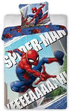 Detské obliečky Spiderman Pavučina 140x200 70x90 cm