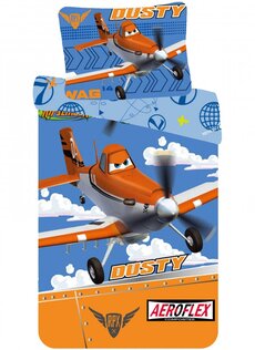 Obliečky do postieľky Disney Planes - Lietadlá 02 90x140 40x55 cm
