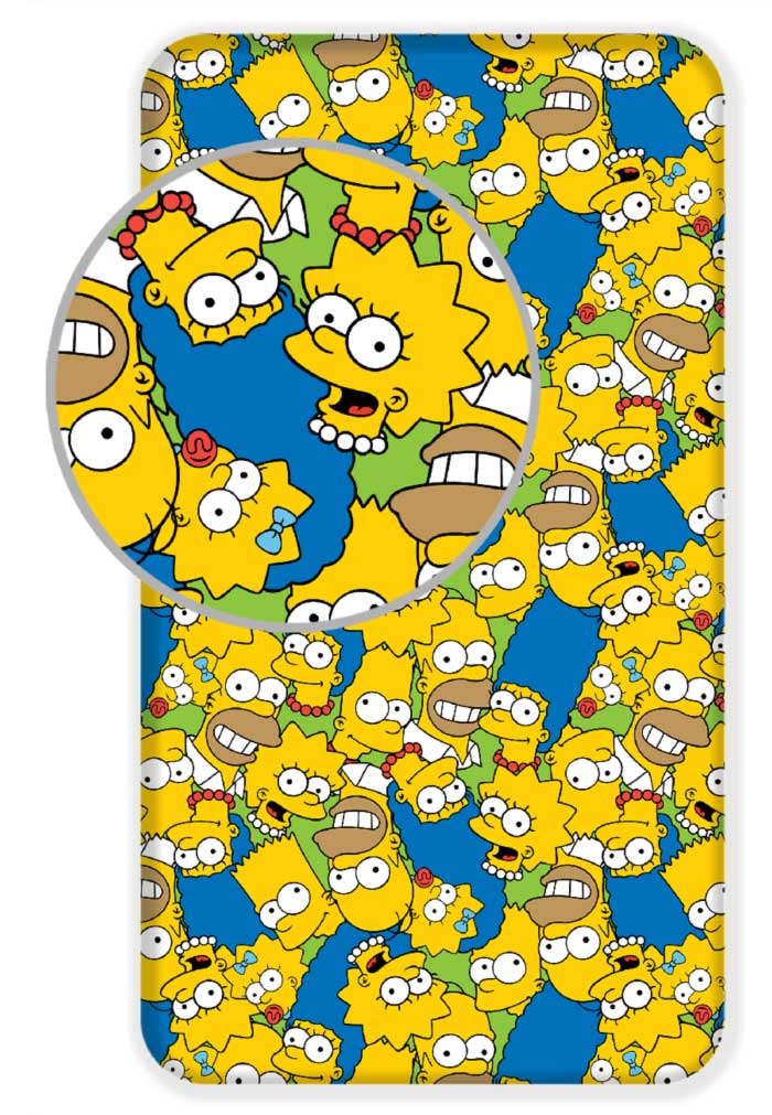 Plachta na postel Simpsons 01 90x200 cm