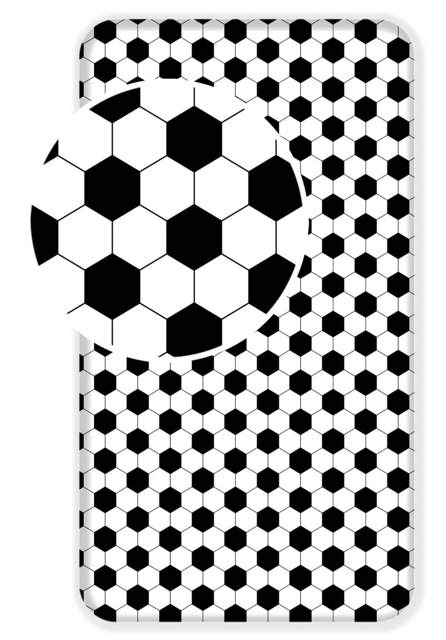Plachta na postel s futbalovou loptou 01 90x200 cm