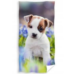 Bavlnená osuška so šteniatkom Jack Russell Teriér 01 70x140 cm